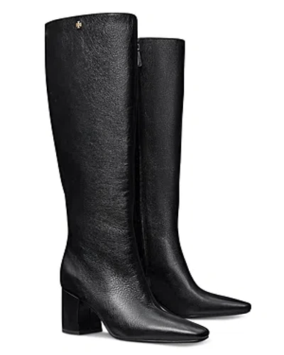 Tory Burch Women's Banana Knee High Pointed Toe Boots In Perfect Black