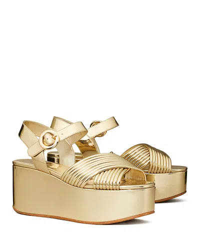 TORY BURCH WOMEN'S BOMBE STRAPPY PLATFORM SANDALS