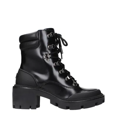 Tory Burch Women's Boots Leather Black