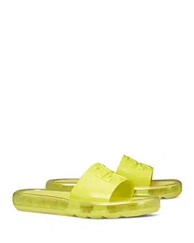 Tory Burch Women's Bubble Jelly Slide Sandals In Blazing Yellow