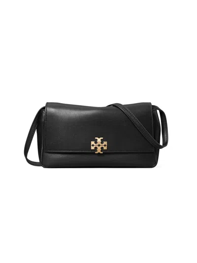 Tory Burch Women's Charlie Leather Wallet Crossbody Bag In Black