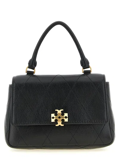 Tory Burch Women's Charlie Quilted Crossbody Bag In Black