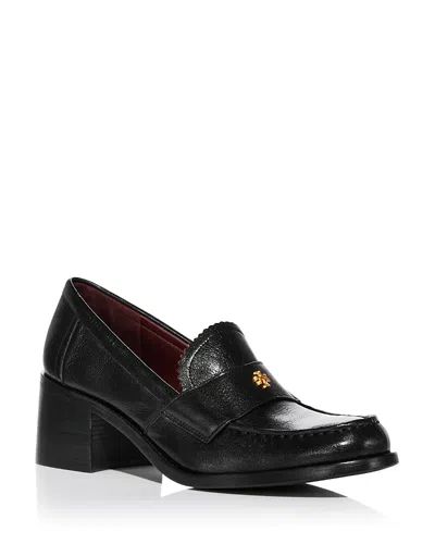 TORY BURCH WOMEN'S CLASSIC HIGH HEEL LOAFER PUMPS