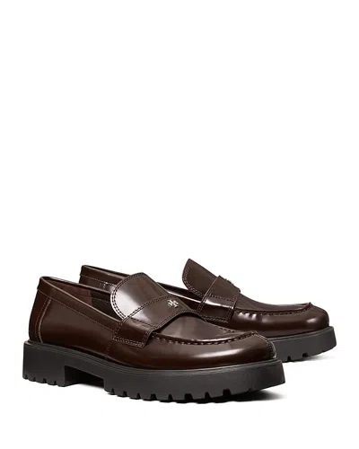 Tory Burch Women's Classic Lug Loafer Flats In Brown