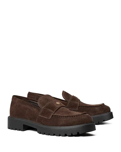 Tory Burch Women's Classic Lug Loafer Flats In Brown