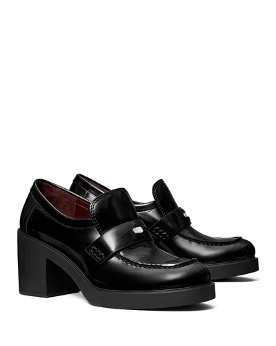 Tory Burch Women's Classic Lug Loafer Pumps In Black