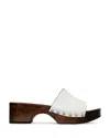 Tory Burch Sandal Clogs Moose In White