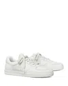 Tory Burch Clover Court Platform Sneakers In Titanium White