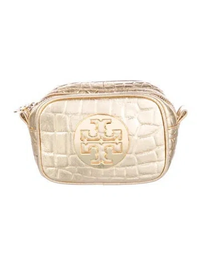 Pre-owned Tory Burch Women's Cosmetic Bag In Gold