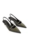Tory Burch Women's Double T Buckle Mary Jane Pumps In Gray