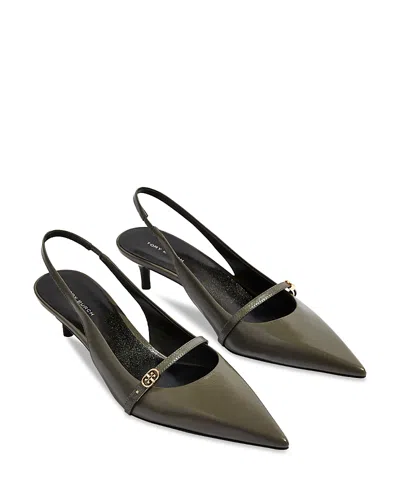Tory Burch Women's Double T Buckle Mary Jane Pumps