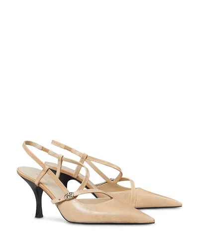 Tory Burch Women's Double T Buckle Strap Pumps In Brown