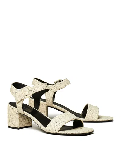 Tory Burch Women's Double T City Sandals In White