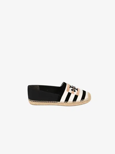 Tory Burch Double T Espadrille Flat In Natural