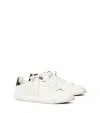 Tory Burch Double T Howell Court Sneaker In Titanium