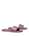 Tory Burch Double T Burch Slide In Cipria