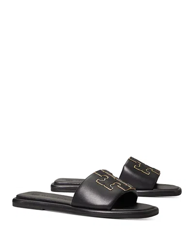 TORY BURCH WOMEN'S DOUBLE T SPORT SLIDE SANDALS