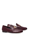 Tory Burch 10mm Eleanor Leather Loafers In Dark Carmi