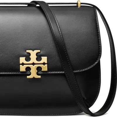 Tory Burch Eleanor Slim Saddlebag Black