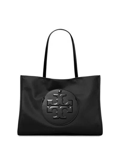 Tory Burch Women's Ella Small Logo Tote Bag In Black