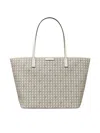 Tory Burch Women's Ever-ready Basketweave Print Tote Bag In New Ivory