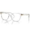 Tory Burch Women's Eyeglasses, Ty2132u 53 In Clear Transparent