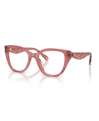 Tory Burch Women's Eyeglasses, Ty2174u In Dark Rose Pink