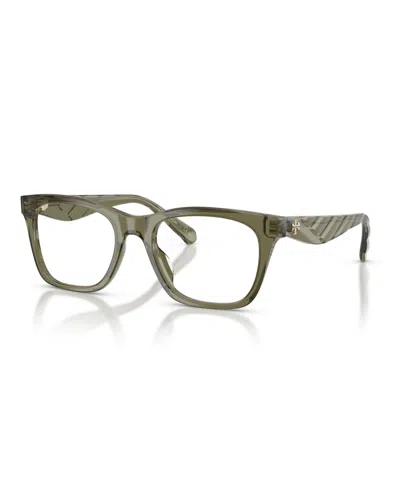 Tory Burch Women's Eyeglasses, Ty2175u In Transparent Olive