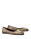 Tory Burch Georgia Ballet Flat In Dark Elk