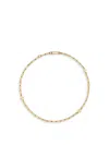 Tory Burch Women's Good Luck Chain Link Necklace Gold In Tory Gold/crystal