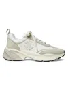 Tory Burch Multicolor Fabric And Suede Good Luck Sneakers In White