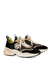 Tory Burch Women's Good Luck Trainer Sneakers In Black/cream/black