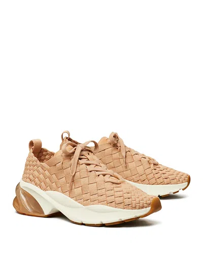 TORY BURCH WOMEN'S GOOD LUCK WOVEN TRAIL SNEAKERS