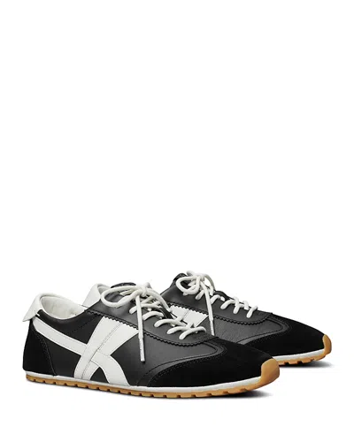 Tory Burch Women's Hank Field Sneakers In Black