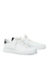 Tory Burch Branded Heel-counter Low-top Sneakers In White