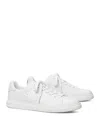Tory Burch Women's Howell Lace Up Sneakers In Titanium White