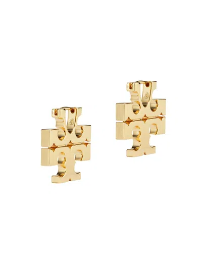 Tory Burch Women's Icon Hoop Earrings In Purple
