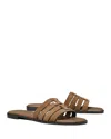 Tory Burch Ines Multistrap Sandal In Wild Mushroom