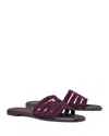 Tory Burch Ines Slide In Plum Jam