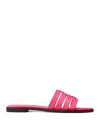 Tory Burch Ines Cage Slides Fuchsia Pink In Pink