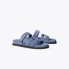 Tory Burch Women's Ines Sport Slide, Size 7 In Blue