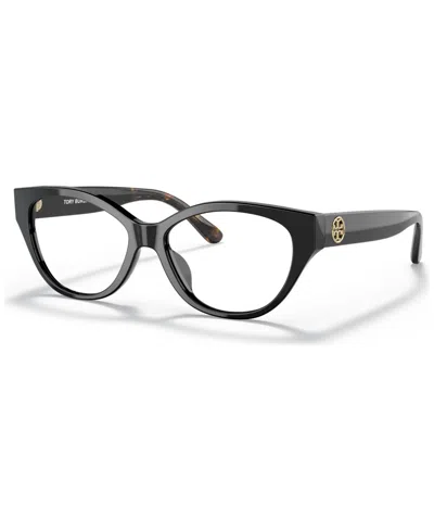 Tory Burch Women's Irregular Eyeglasses Ty2123u In Black