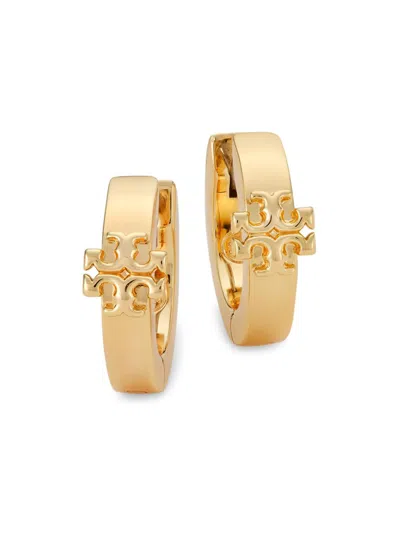 Tory Burch Women's Kira 18k Gold-plated Huggie Hoop Earrings