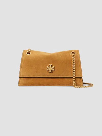 Tory Burch Women's Kira Mini Suede Shoulder Bag In Brown