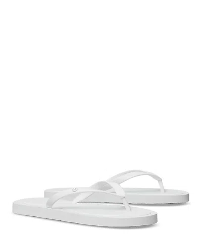Tory Burch Kira Padded Flip-flop In White