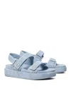 Tory Burch Kira Denim Dual-band Sport Sandals In Blue Cloud