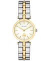 Tory Burch Women's Kira Two-tone Stainless Steel Bracelet Watch 30mm In Multicolor