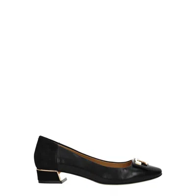 Tory Burch Women's Leather Ballet Flats Black