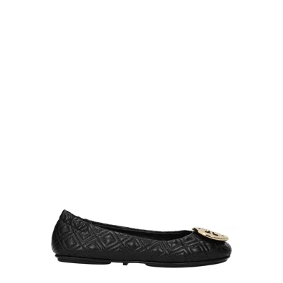 Tory Burch Women's Leather Ballet Flats Black