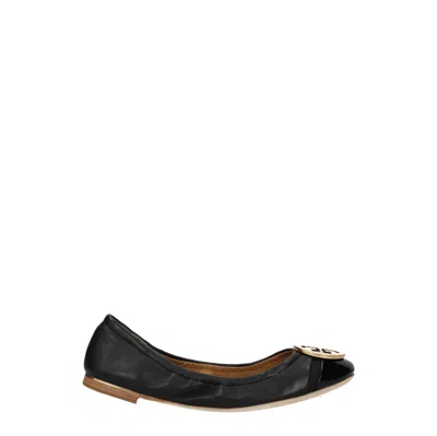Tory Burch Women's Leather Ballet Flats Black